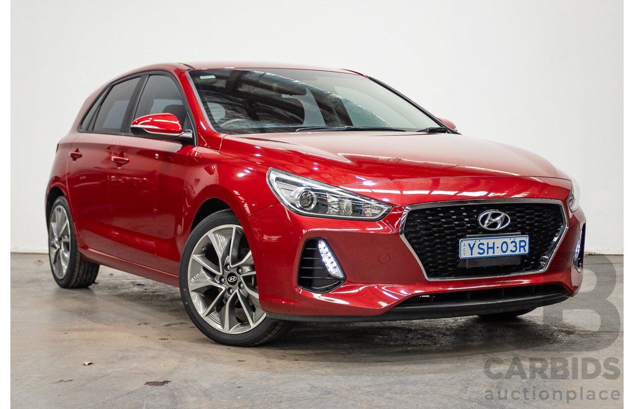 03/2018 Hyundai i30 ACTIVE (FWD) PD 4D Hatchback Fiery Red Mica 2.0L