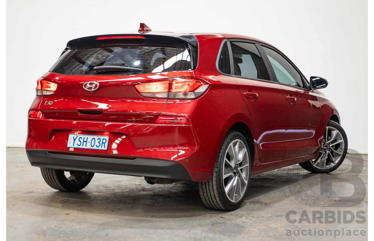03/2018 Hyundai i30 ACTIVE (FWD) PD 4D Hatchback Fiery Red Mica 2.0L