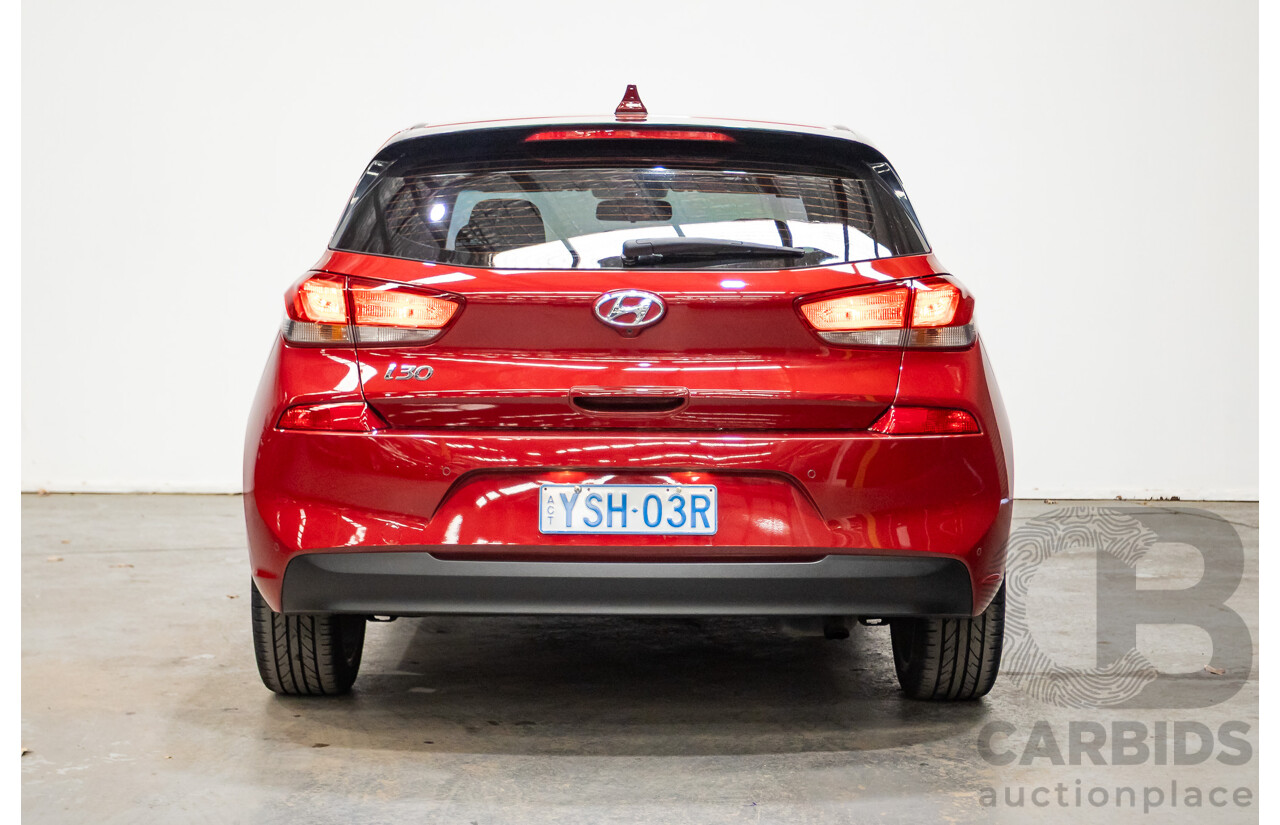 03/2018 Hyundai i30 ACTIVE (FWD) PD 4D Hatchback Fiery Red Mica 2.0L