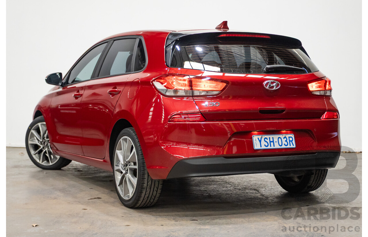 03/2018 Hyundai i30 ACTIVE (FWD) PD 4D Hatchback Fiery Red Mica 2.0L