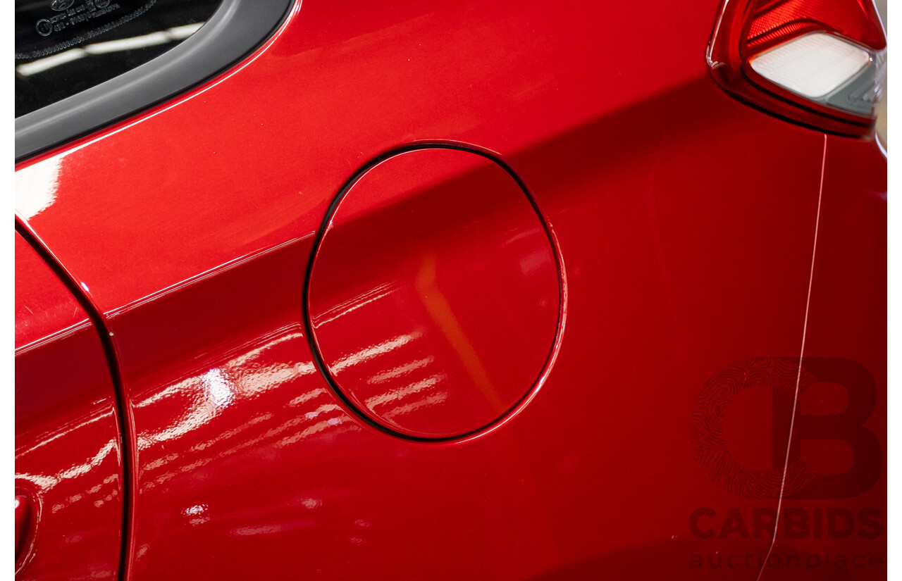 03/2018 Hyundai i30 ACTIVE (FWD) PD 4D Hatchback Fiery Red Mica 2.0L