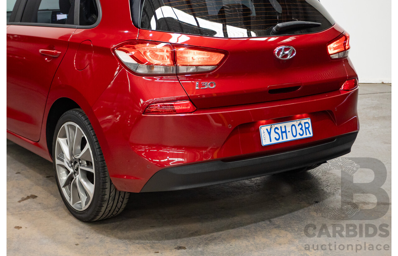 03/2018 Hyundai i30 ACTIVE (FWD) PD 4D Hatchback Fiery Red Mica 2.0L
