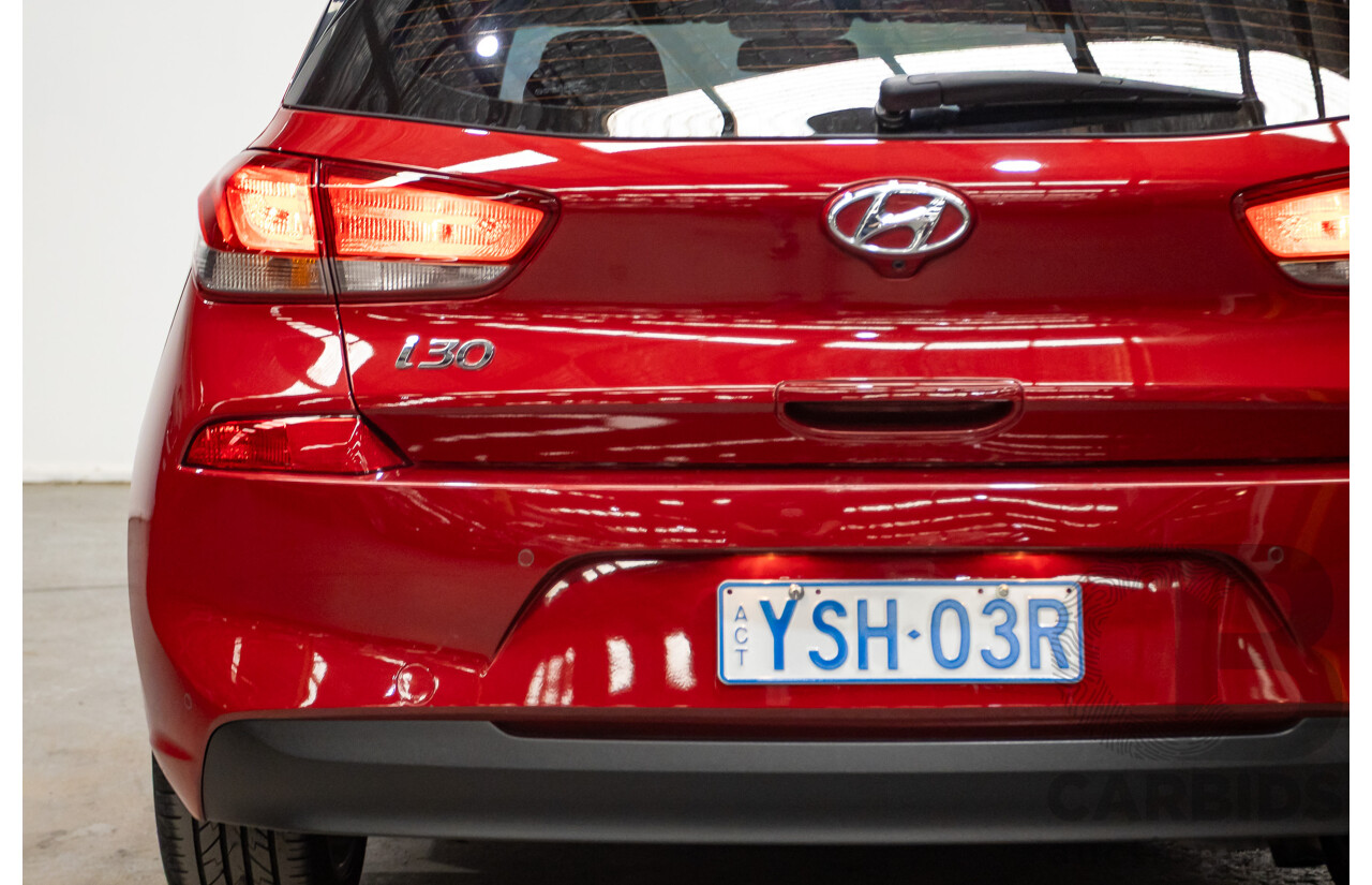03/2018 Hyundai i30 ACTIVE (FWD) PD 4D Hatchback Fiery Red Mica 2.0L