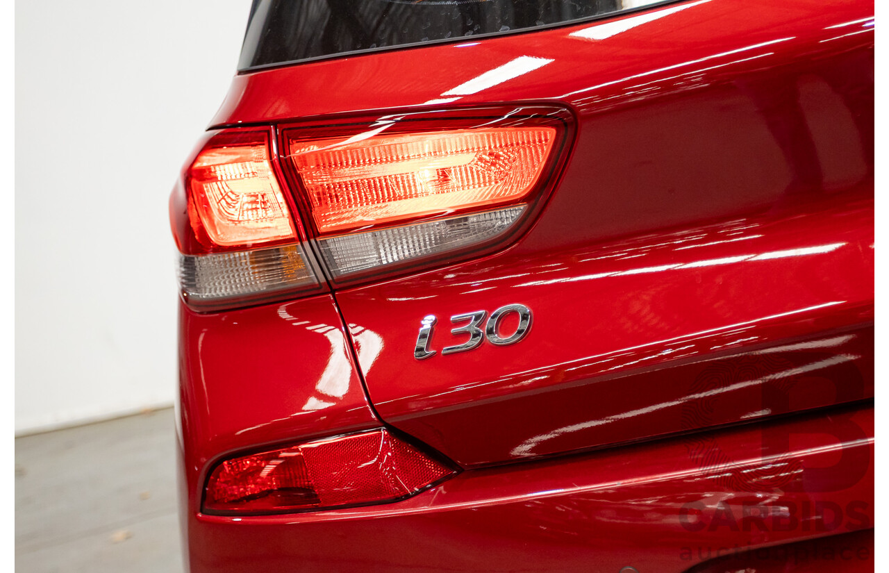 03/2018 Hyundai i30 ACTIVE (FWD) PD 4D Hatchback Fiery Red Mica 2.0L