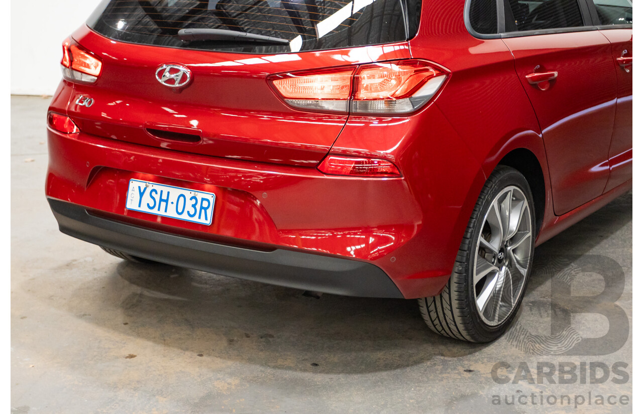 03/2018 Hyundai i30 ACTIVE (FWD) PD 4D Hatchback Fiery Red Mica 2.0L