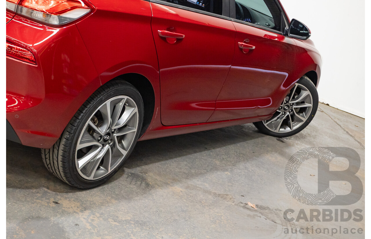 03/2018 Hyundai i30 ACTIVE (FWD) PD 4D Hatchback Fiery Red Mica 2.0L
