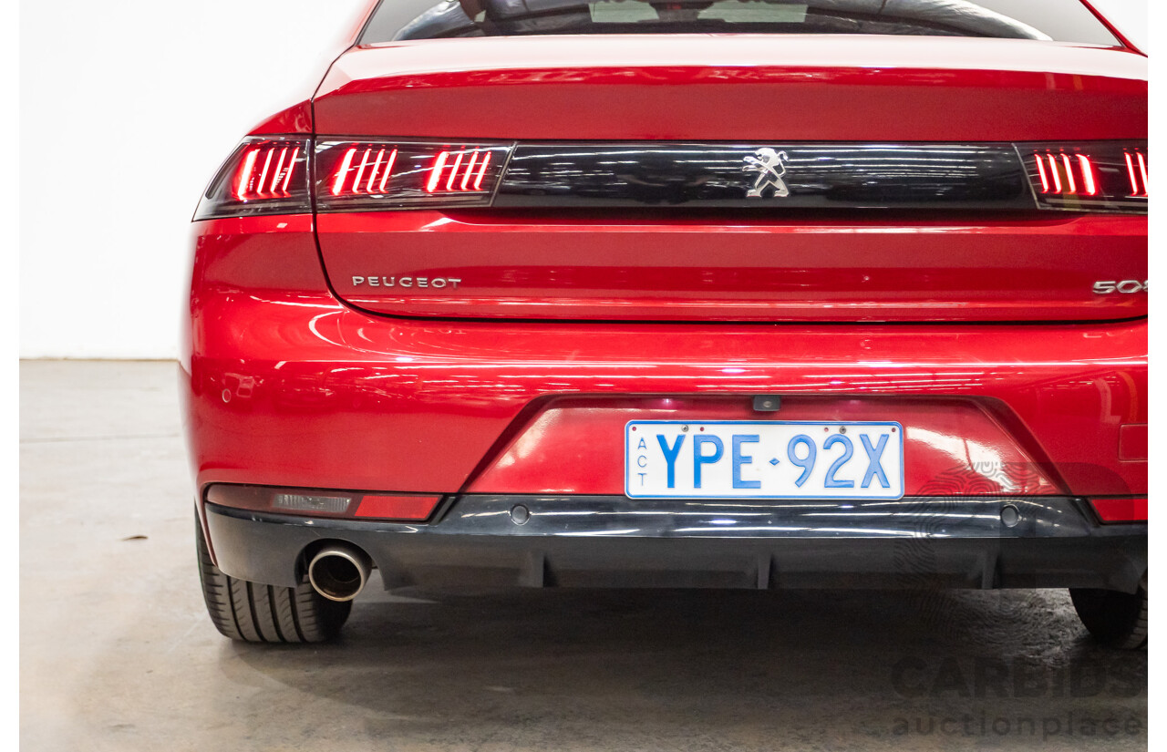 10/2019 Peugeot 508 GT MY19 5D Fastback Ultimate Red Turbo 1.6L