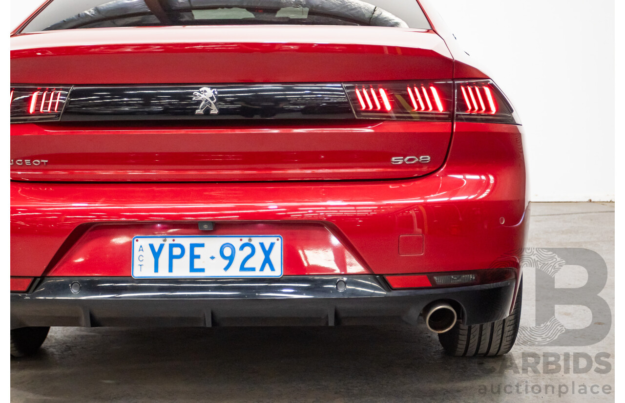 10/2019 Peugeot 508 GT MY19 5D Fastback Ultimate Red Turbo 1.6L