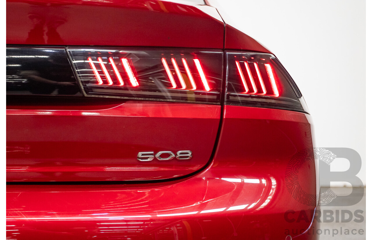 10/2019 Peugeot 508 GT MY19 5D Fastback Ultimate Red Turbo 1.6L