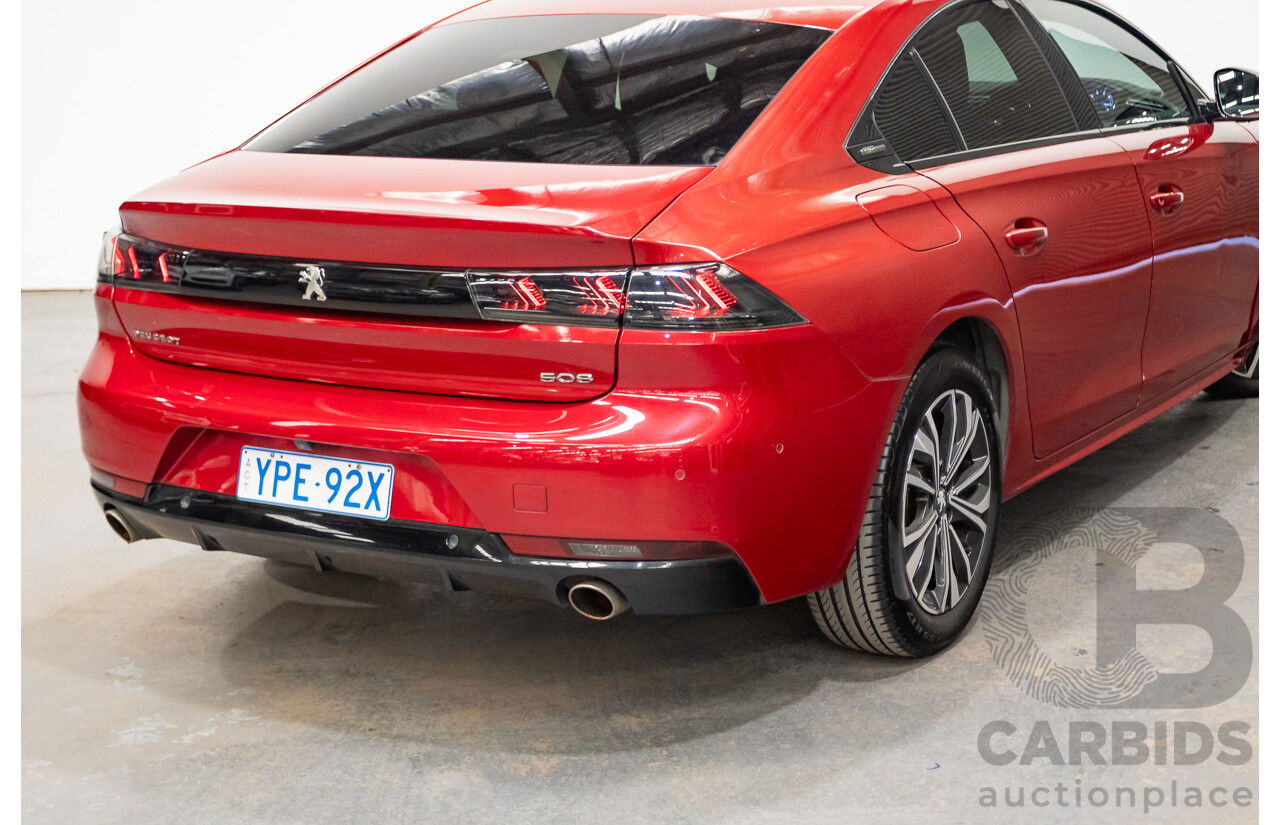 10/2019 Peugeot 508 GT MY19 5D Fastback Ultimate Red Turbo 1.6L