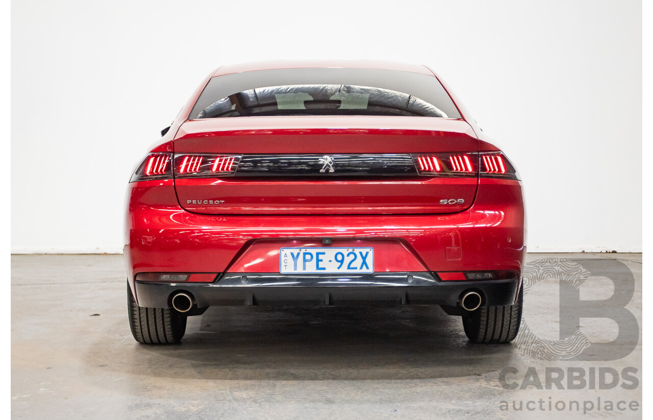 10/2019 Peugeot 508 GT MY19 5D Fastback Ultimate Red Turbo 1.6L