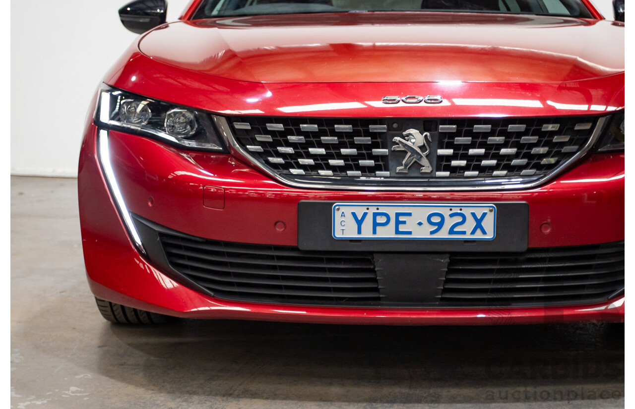10/2019 Peugeot 508 GT MY19 5D Fastback Ultimate Red Turbo 1.6L