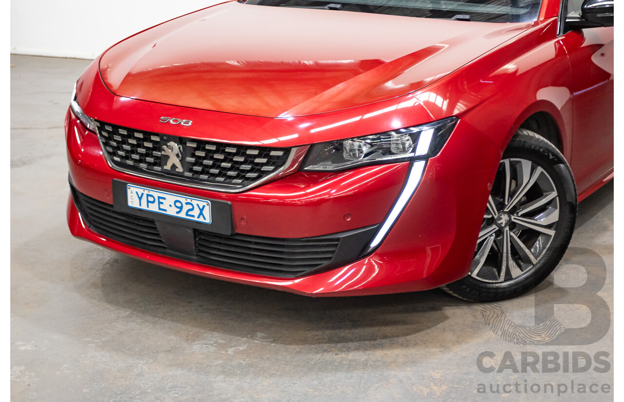 10/2019 Peugeot 508 GT MY19 5D Fastback Ultimate Red Turbo 1.6L
