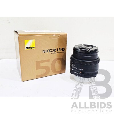 Nikon AF-S AF-S Nikkor 50mm F/1.8D Lens
