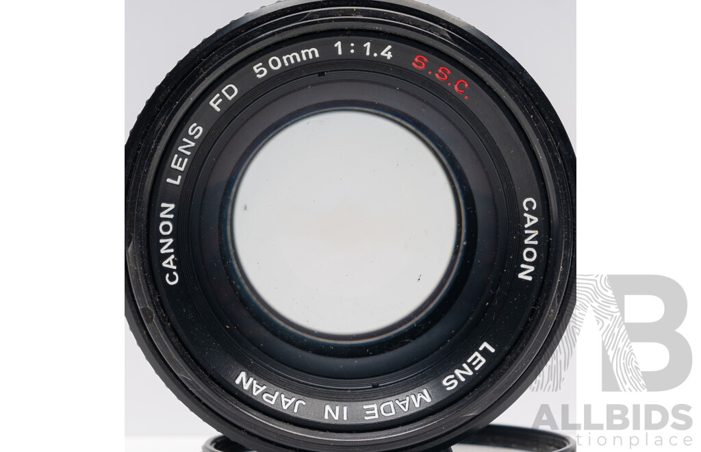 Canon F-1 Camera Kit with Multiple Lenses, Flash, Light Meter and Accessories