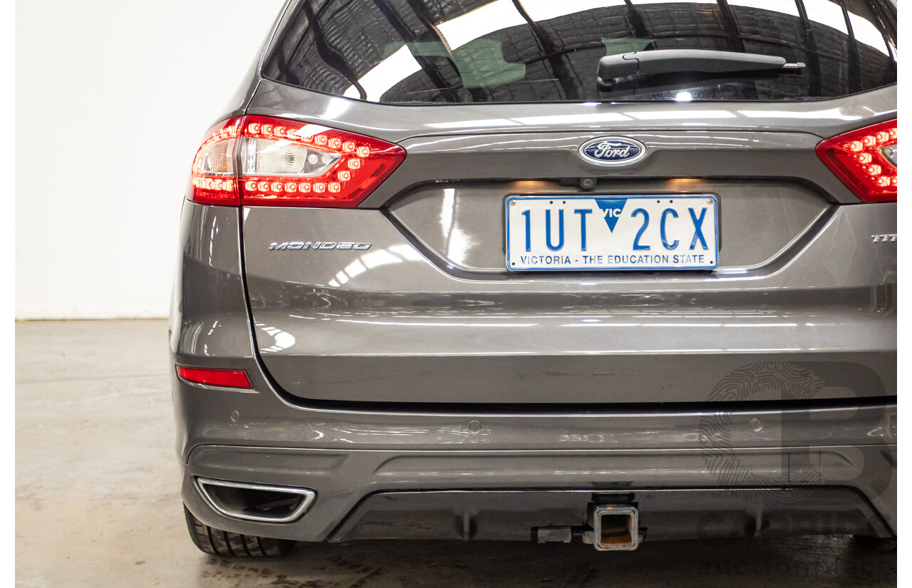 09/2016 Ford Mondeo Titanium TDCi MD 4D Wagon Magnetic Grey Turbo Diesel 2.0L