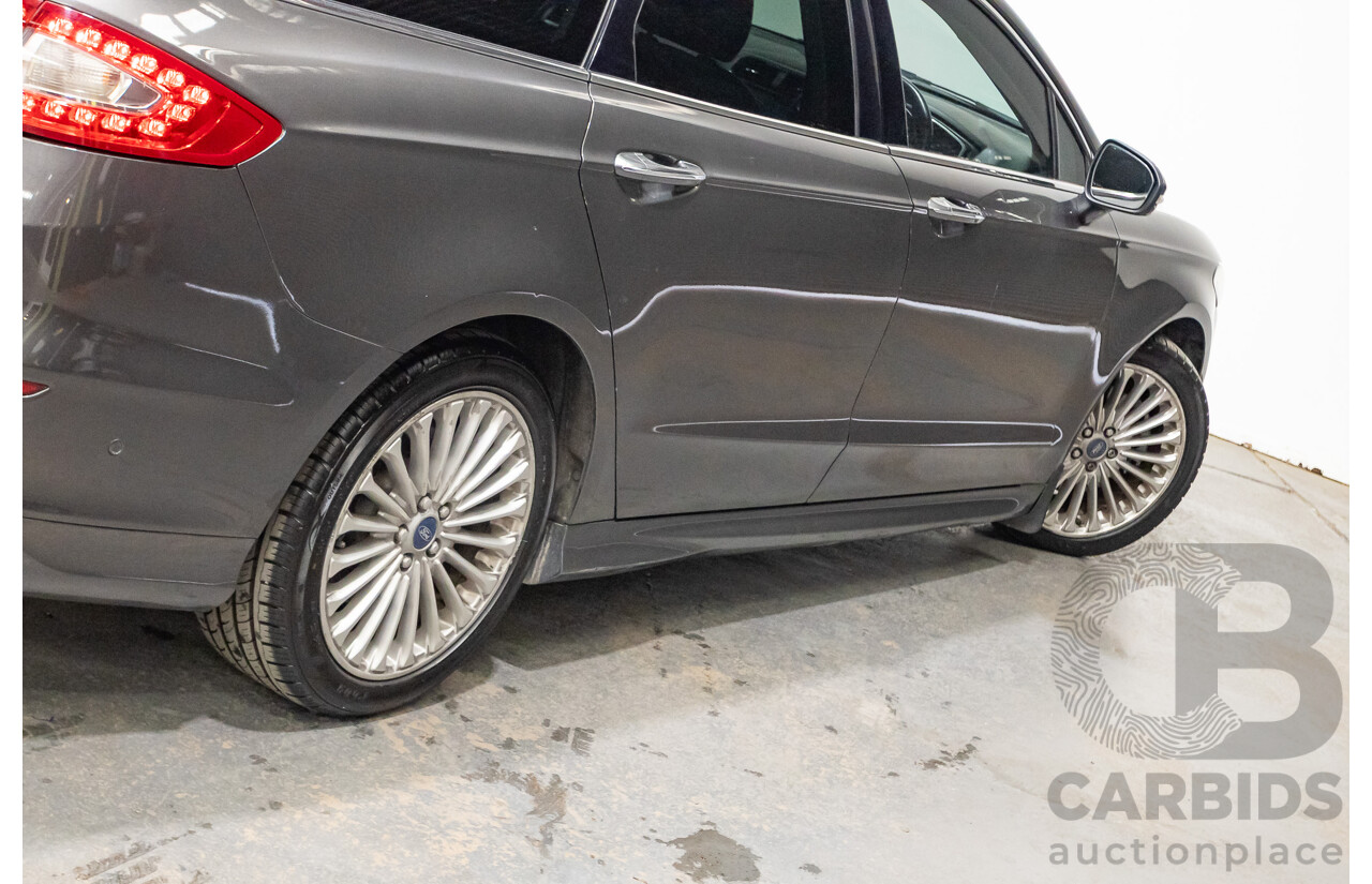 09/2016 Ford Mondeo Titanium TDCi MD 4D Wagon Magnetic Grey Turbo Diesel 2.0L