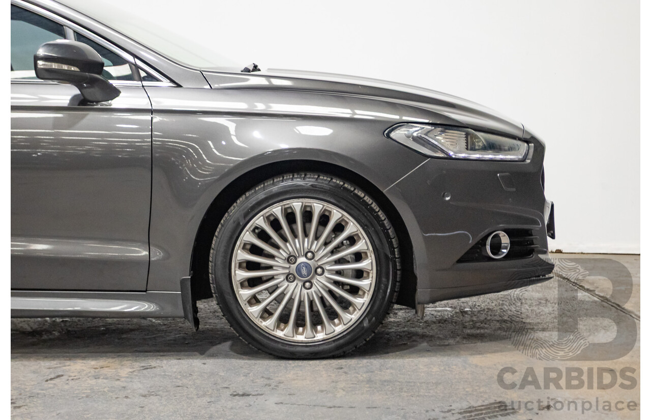 09/2016 Ford Mondeo Titanium TDCi MD 4D Wagon Magnetic Grey Turbo Diesel 2.0L