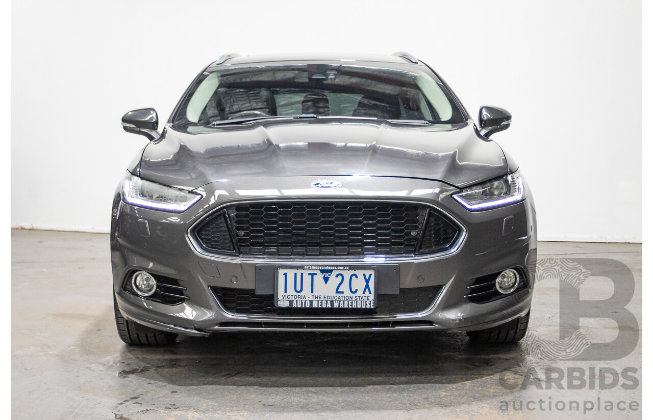 09/2016 Ford Mondeo Titanium TDCi MD 4D Wagon Magnetic Grey Turbo Diesel 2.0L
