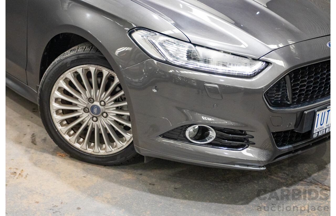 09/2016 Ford Mondeo Titanium TDCi MD 4D Wagon Magnetic Grey Turbo Diesel 2.0L