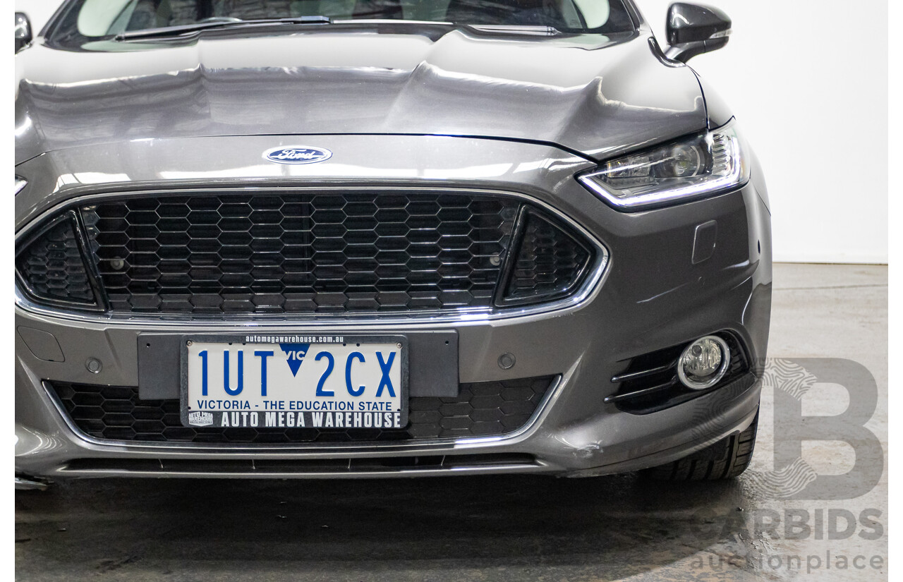09/2016 Ford Mondeo Titanium TDCi MD 4D Wagon Magnetic Grey Turbo Diesel 2.0L