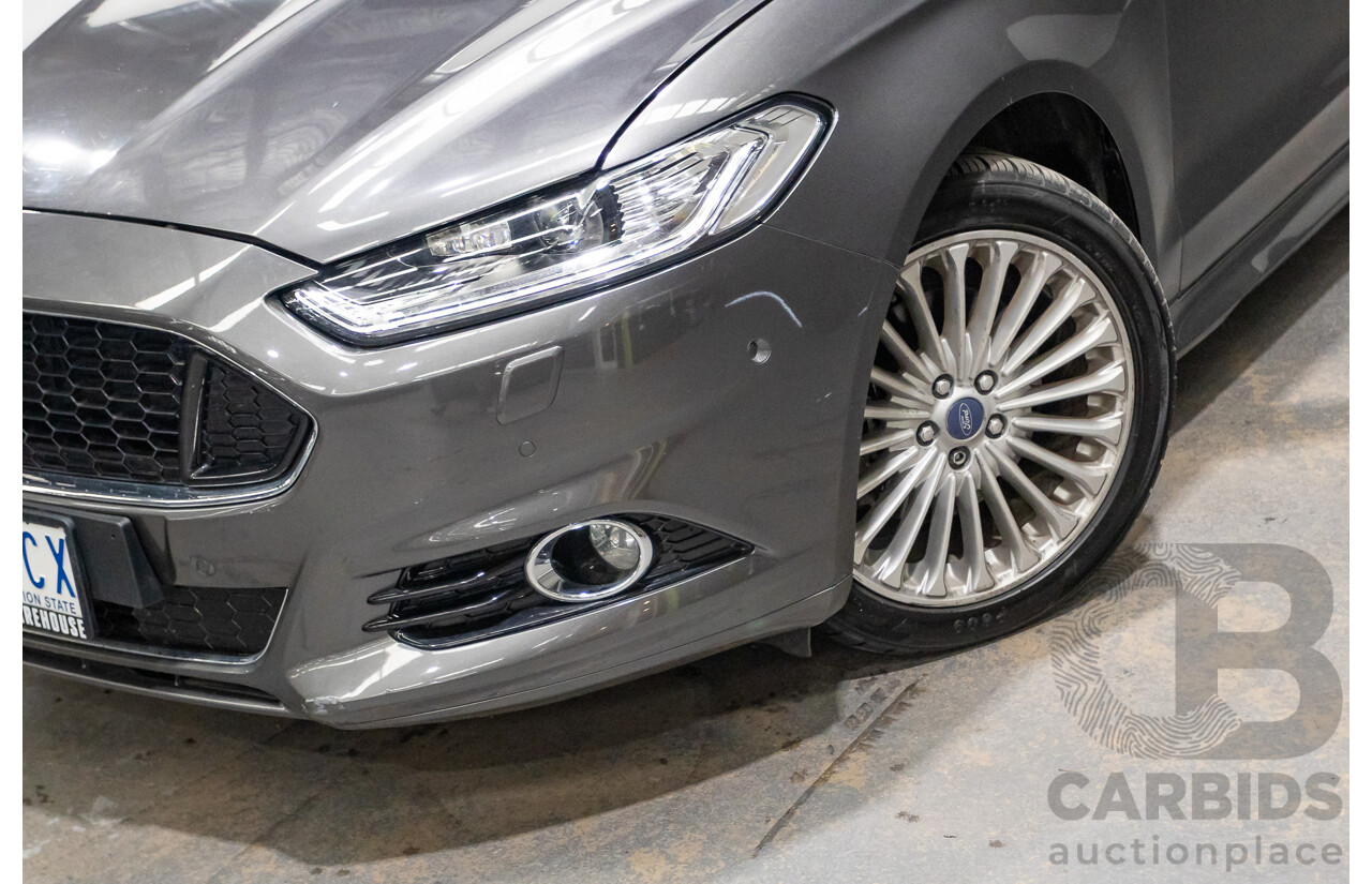 09/2016 Ford Mondeo Titanium TDCi MD 4D Wagon Magnetic Grey Turbo Diesel 2.0L