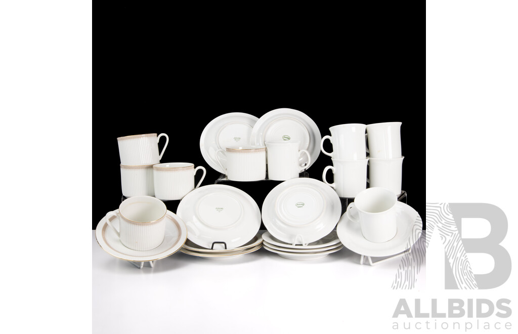Collection German Azberg Porcelain Comprising Six Duos & Five Duos