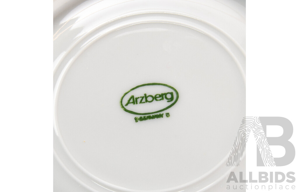 Collection German Azberg Porcelain Comprising Six Duos & Five Duos