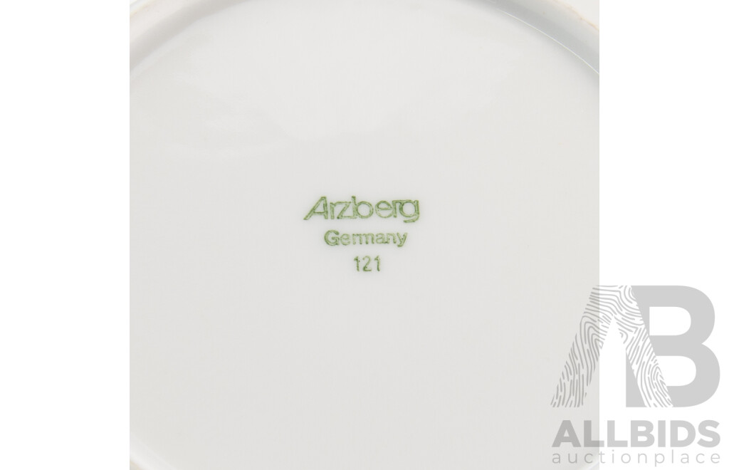 Collection German Azberg Porcelain Comprising Six Duos & Five Duos