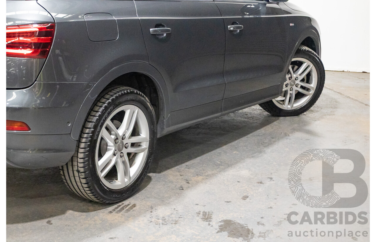 Audi Q3 2.0 TFSI Quattro S-Line (125kW) (AWD) 8U 4D Wagon Gemini Grey Turbo 2.0L