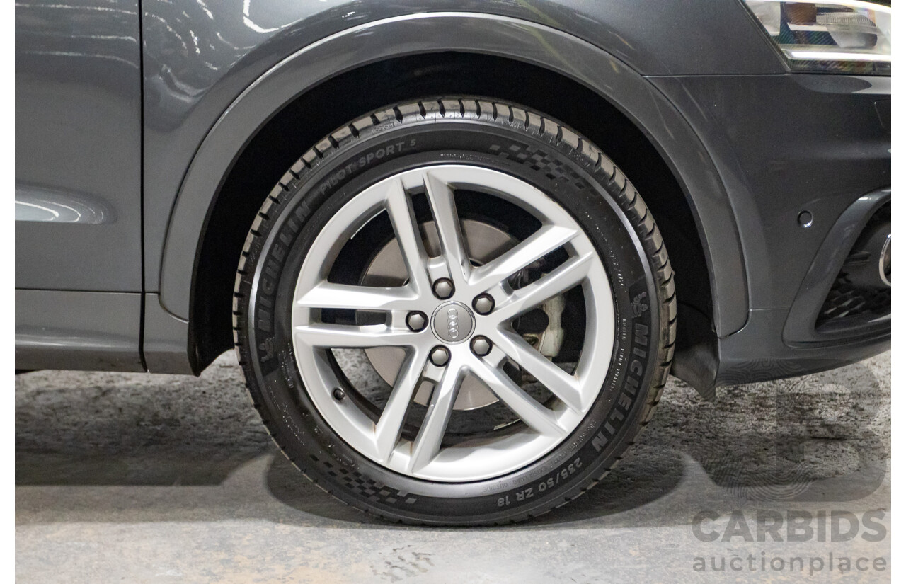 Audi Q3 2.0 TFSI Quattro S-Line (125kW) (AWD) 8U 4D Wagon Gemini Grey Turbo 2.0L