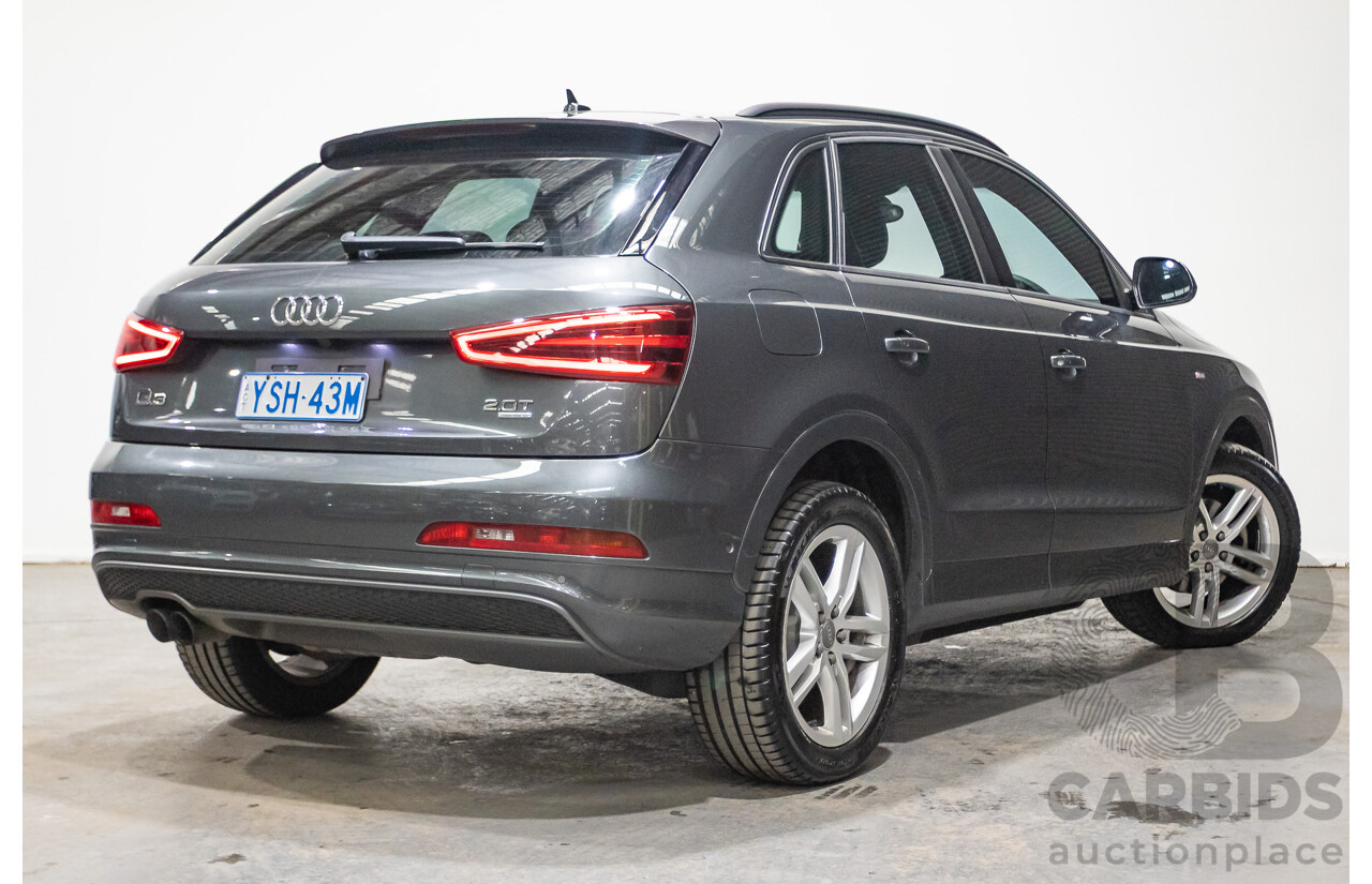 Audi Q3 2.0 TFSI Quattro S-Line (125kW) (AWD) 8U 4D Wagon Gemini Grey Turbo 2.0L