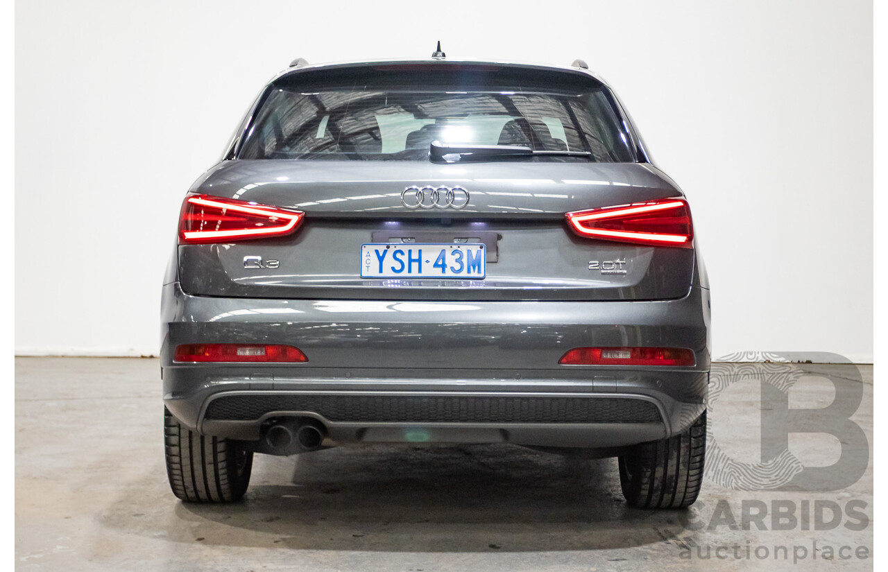 Audi Q3 2.0 TFSI Quattro S-Line (125kW) (AWD) 8U 4D Wagon Gemini Grey Turbo 2.0L