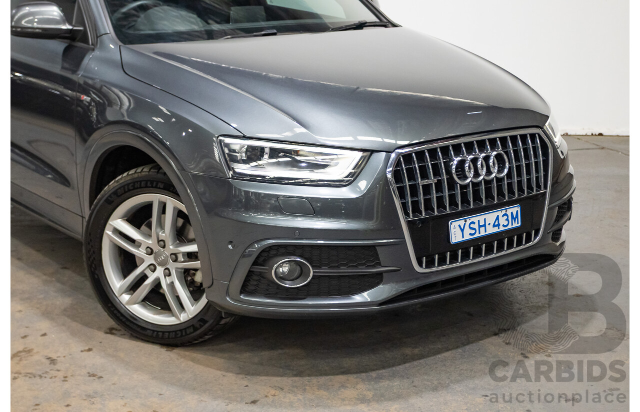 Audi Q3 2.0 TFSI Quattro S-Line (125kW) (AWD) 8U 4D Wagon Gemini Grey Turbo 2.0L