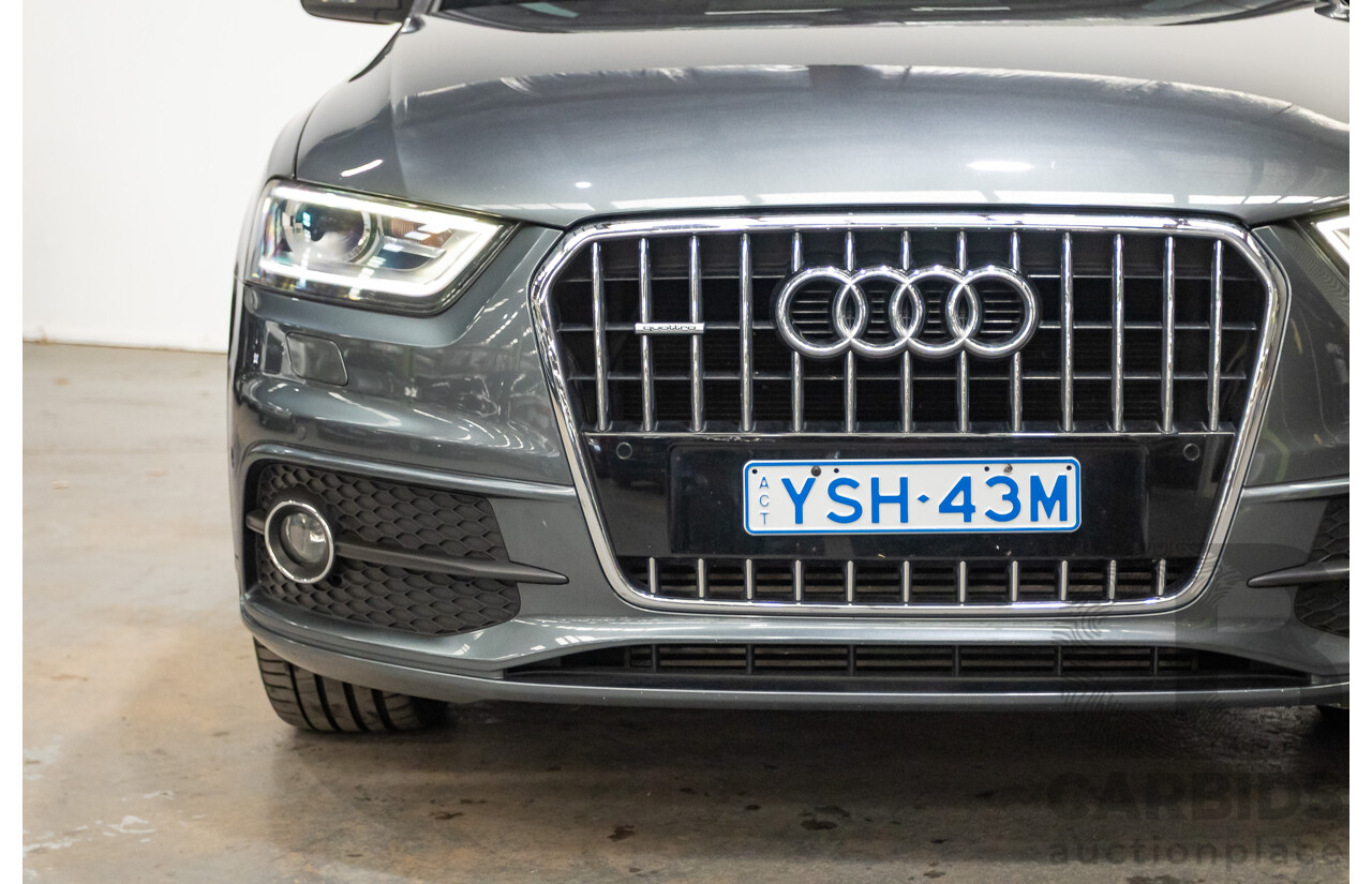 Audi Q3 2.0 TFSI Quattro S-Line (125kW) (AWD) 8U 4D Wagon Gemini Grey Turbo 2.0L