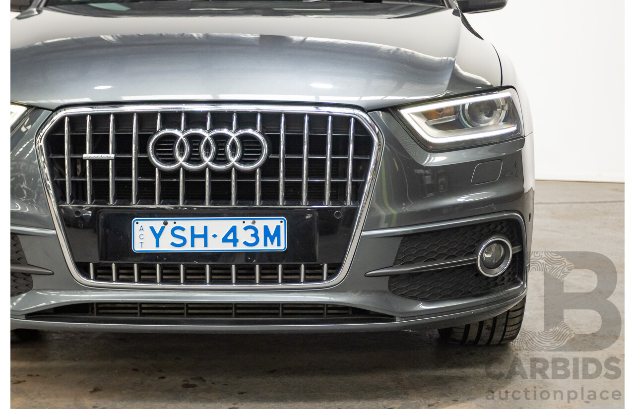 Audi Q3 2.0 TFSI Quattro S-Line (125kW) (AWD) 8U 4D Wagon Gemini Grey Turbo 2.0L