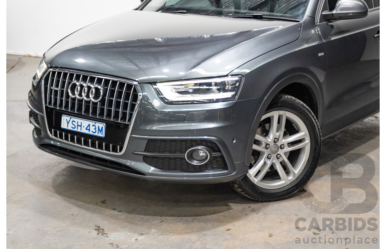 Audi Q3 2.0 TFSI Quattro S-Line (125kW) (AWD) 8U 4D Wagon Gemini Grey Turbo 2.0L