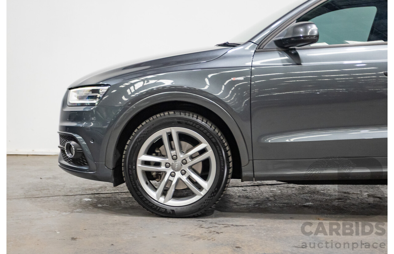 Audi Q3 2.0 TFSI Quattro S-Line (125kW) (AWD) 8U 4D Wagon Gemini Grey Turbo 2.0L