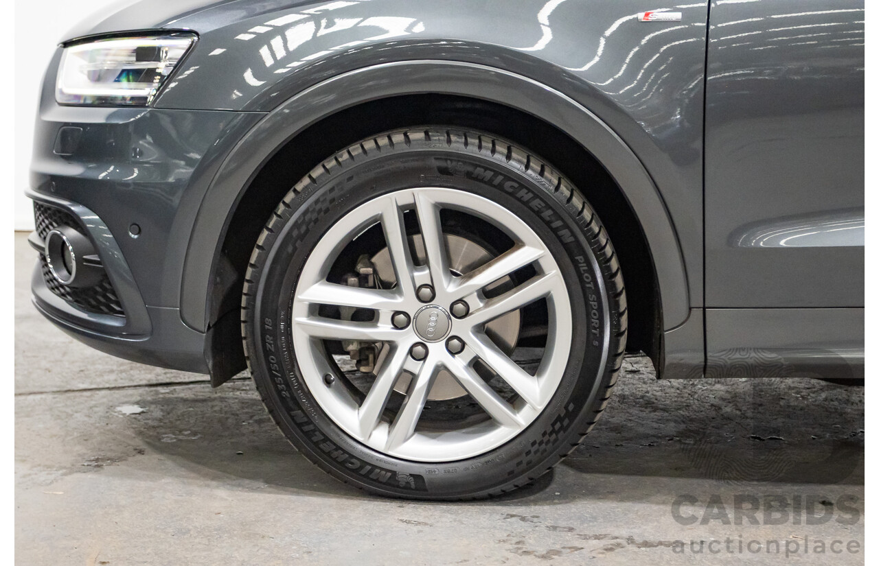 Audi Q3 2.0 TFSI Quattro S-Line (125kW) (AWD) 8U 4D Wagon Gemini Grey Turbo 2.0L
