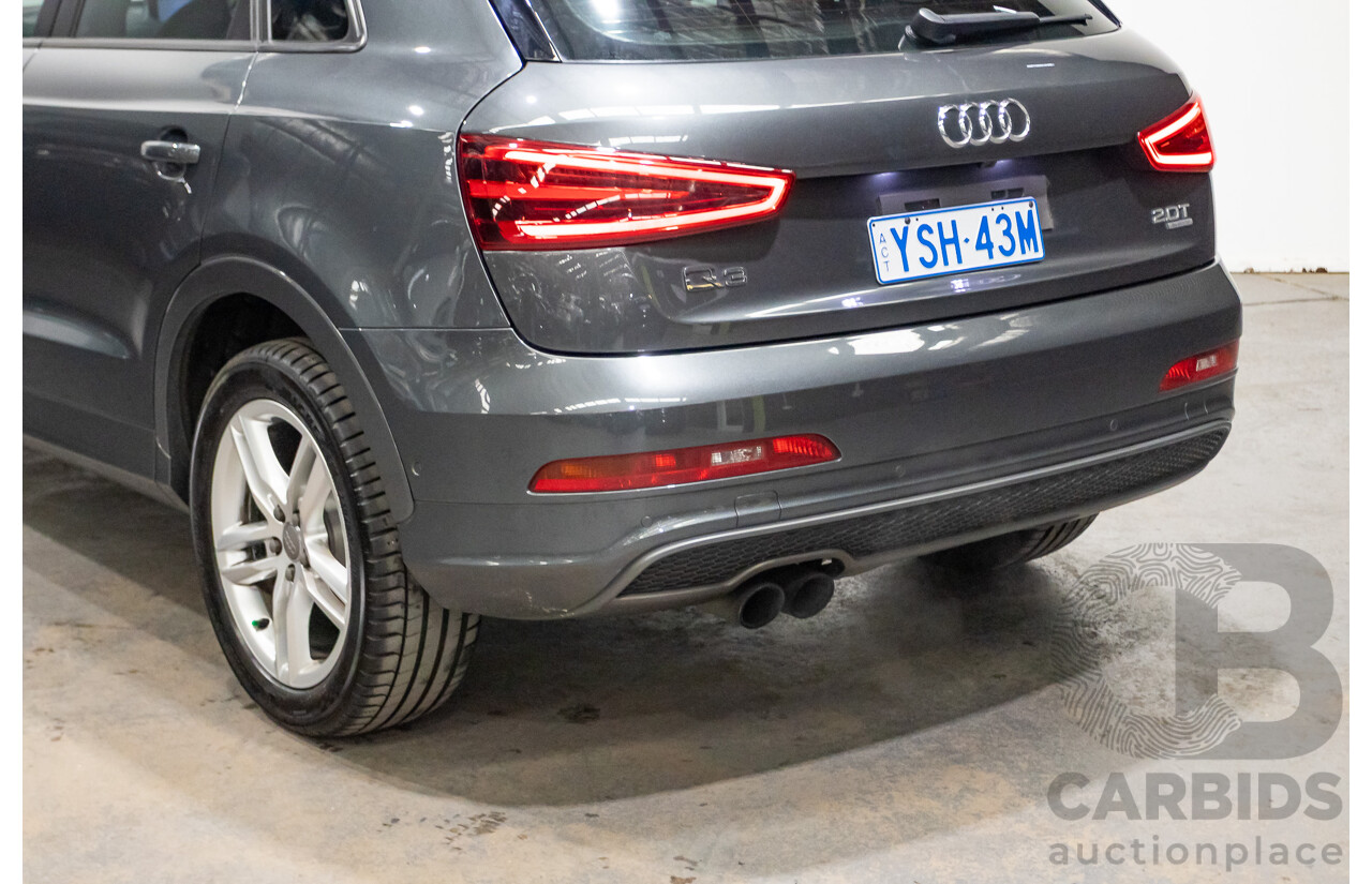 Audi Q3 2.0 TFSI Quattro S-Line (125kW) (AWD) 8U 4D Wagon Gemini Grey Turbo 2.0L