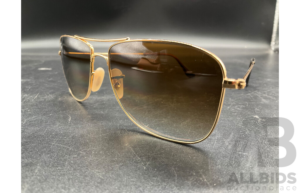 Ray-Ban Metal Sunglasses (RB3477) with Carry Case