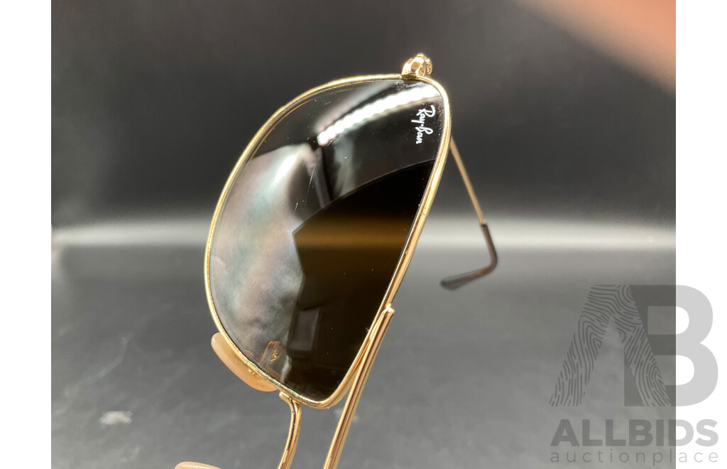 Ray-Ban Metal Sunglasses (RB3477) with Carry Case