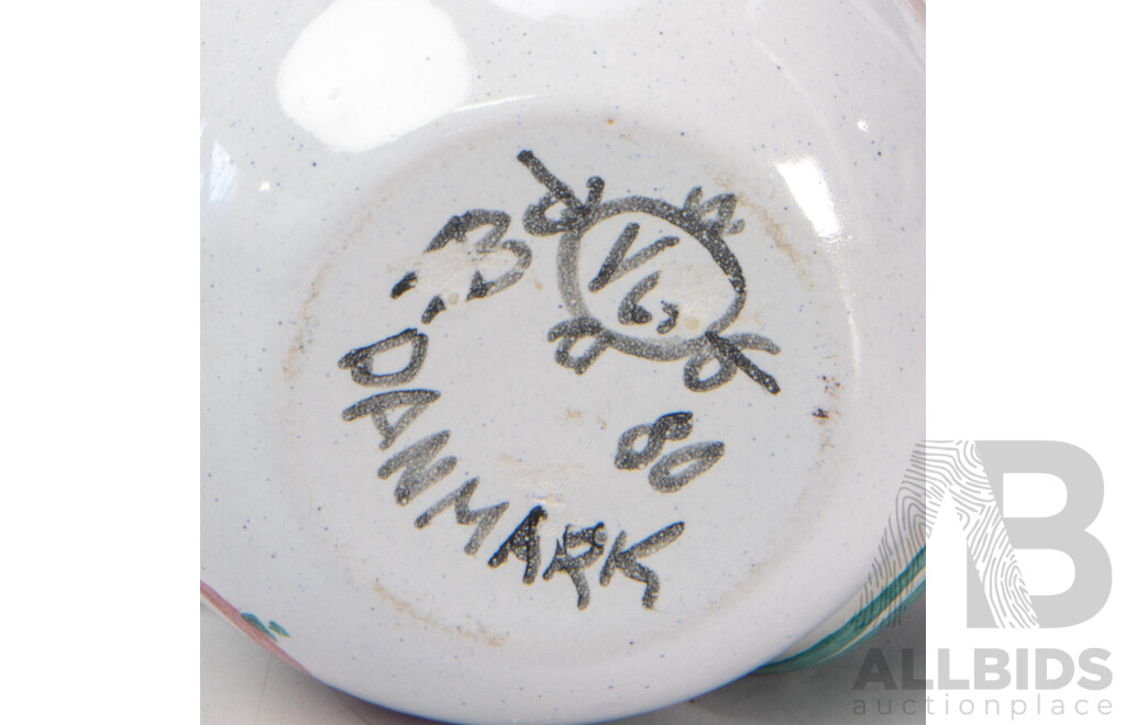 Collection Mid Century Ceramic Pieces Including Bjorn Wiinblad x Rosenthal Bird Pot & Rooster Vase, Kaj Franck for Arabia Teapot, Two Poole Pottery Trios and More