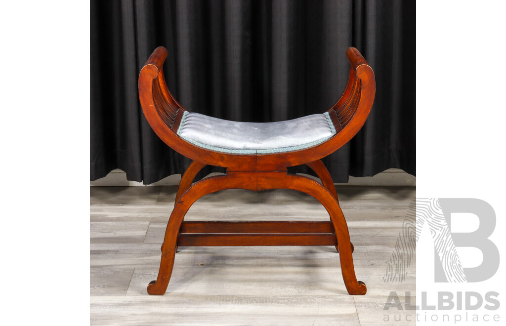 Reproduction Mahogany Bedroom Stool