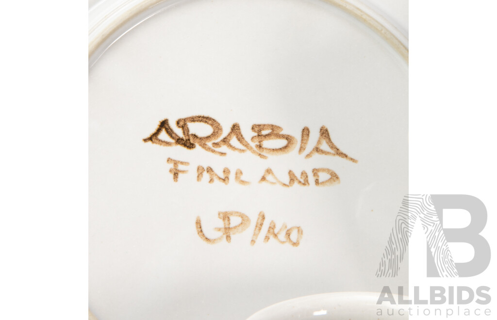 Collection 14 Pieces Mid Century Arabia Dinnerware by Ulla Procope