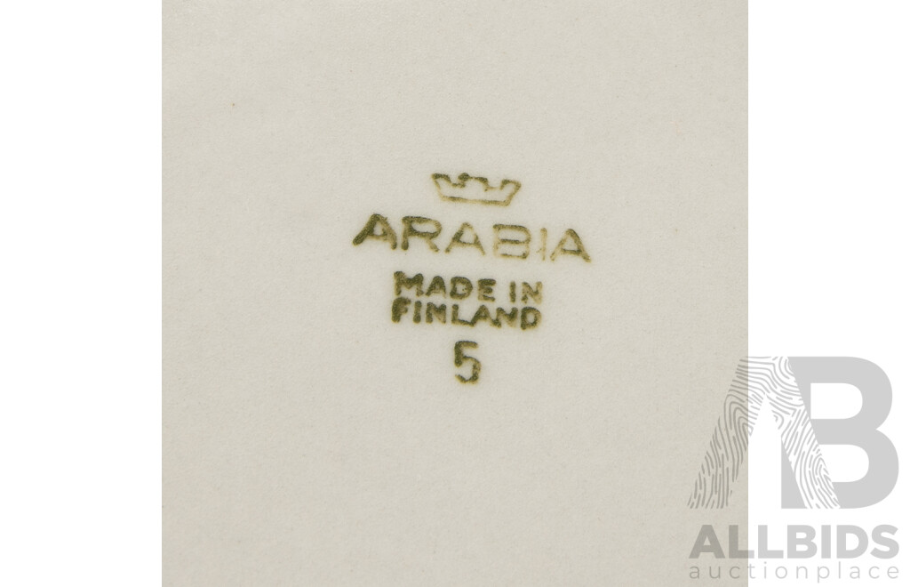 Collection 15 Pieces Mid Century Arabia Dinner Ware Including by Ulla Procope