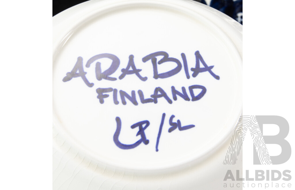 Collection 15 Pieces Mid Century Arabia Dinner Ware Including by Ulla Procope