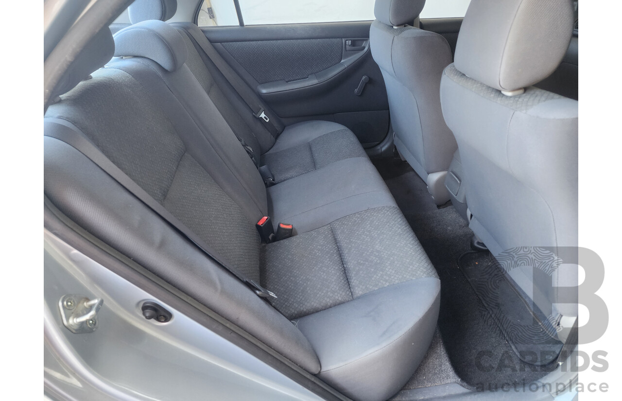 4/2005 Toyota Corolla Ascent Sport ZZE122R 4d Sedan Blue 1.8L