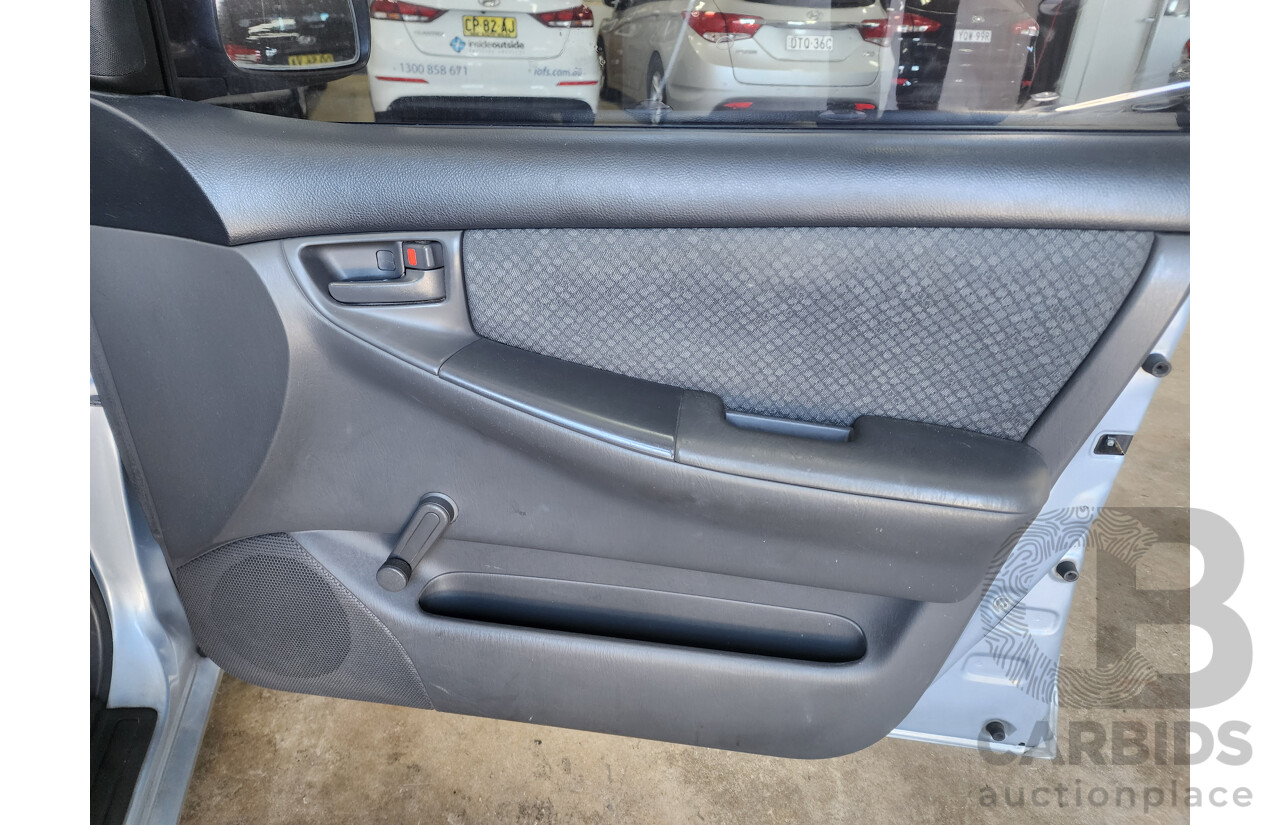 4/2005 Toyota Corolla Ascent Sport ZZE122R 4d Sedan Blue 1.8L