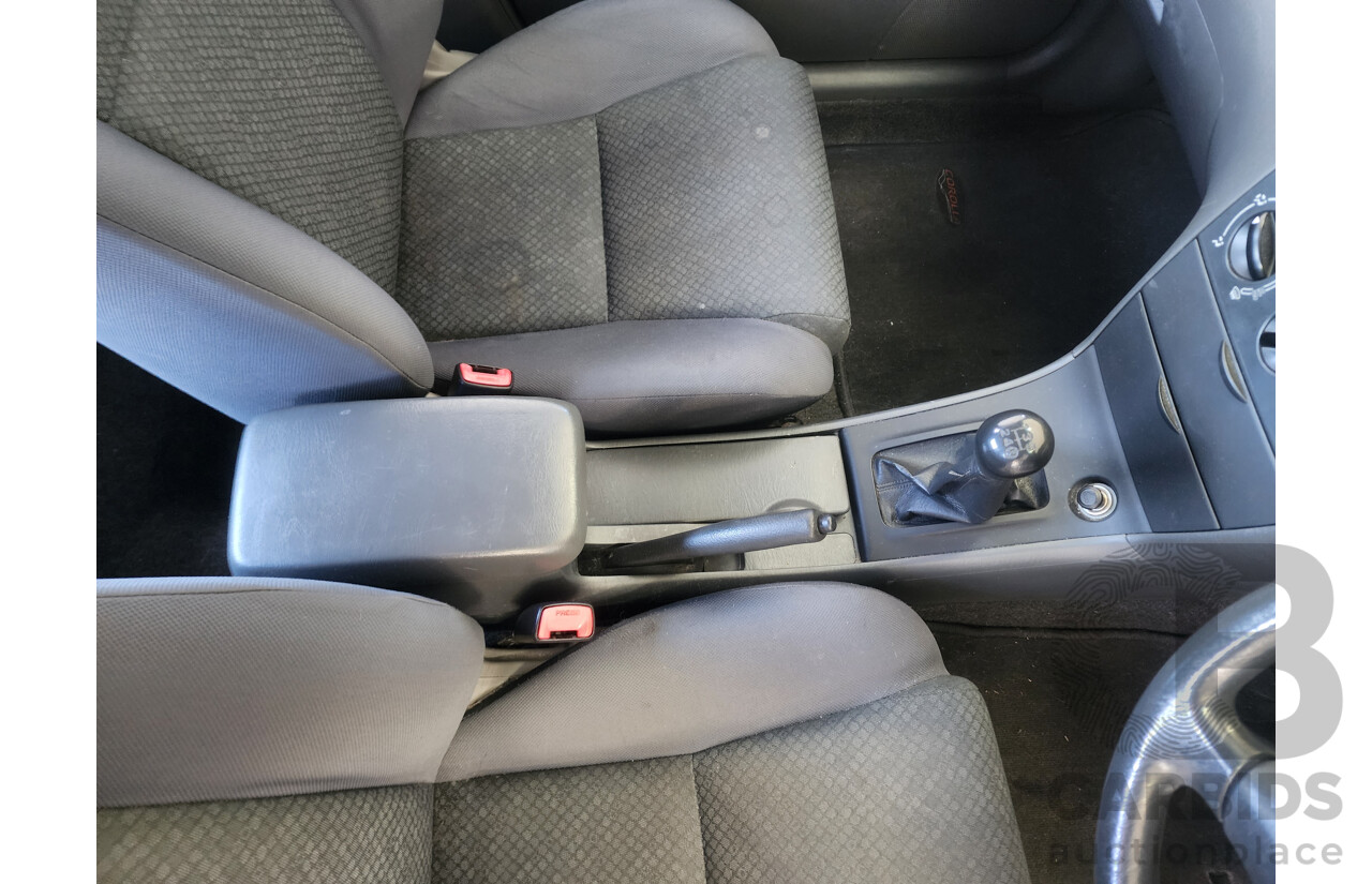 4/2005 Toyota Corolla Ascent Sport ZZE122R 4d Sedan Blue 1.8L